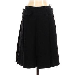 NWT Strenesse Gabriele Strehle Size Small Black A-Line Skirt
